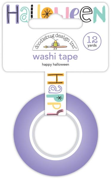 Doodlebug Design - Washi Tape "Happy Halloween" 