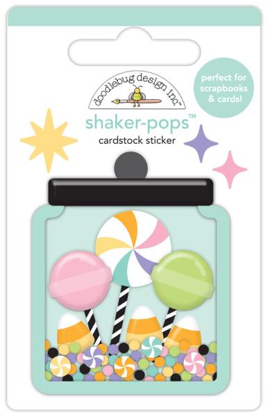 Doodlebug Design - Dimensional-Sticker "Sweet Treats" Shaker-Pops