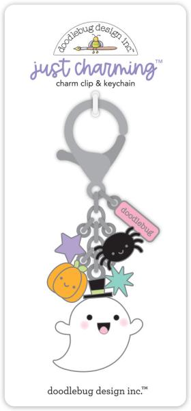 Doodlebug Design - Schlüsselanhänger "Boo-Tique Just Charming " Clip & Keychain