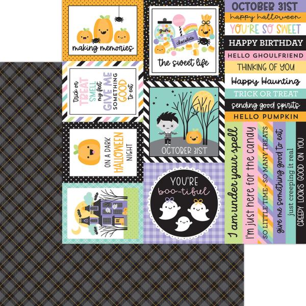 Doodlebug Design - Designpapier "Sweet & Spooky" Paper Pack 6x6 Inch - 24 Bogen