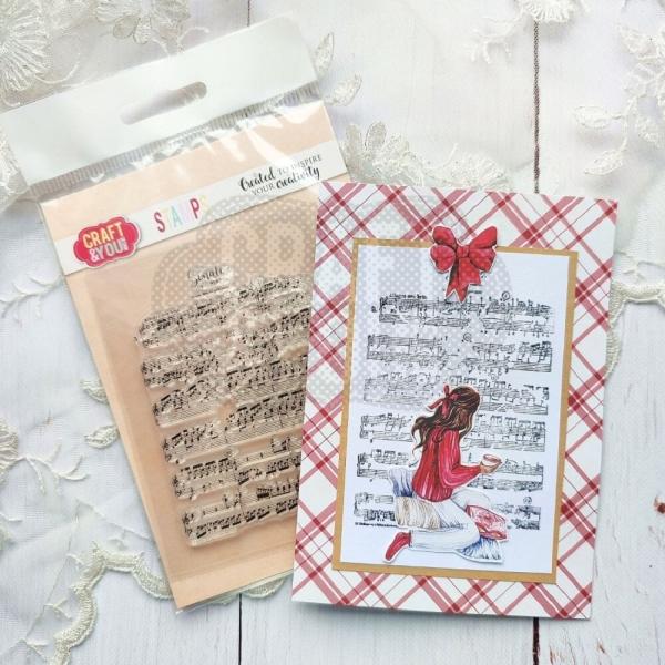 Craft & You Design - Stempel "Music Notes" Clear Stamps