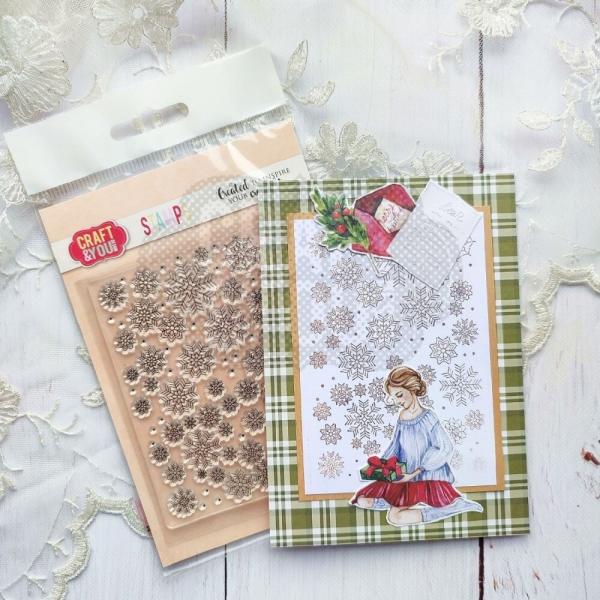 Craft & You Design - Stempel "Snowflakes" Clear Stamps