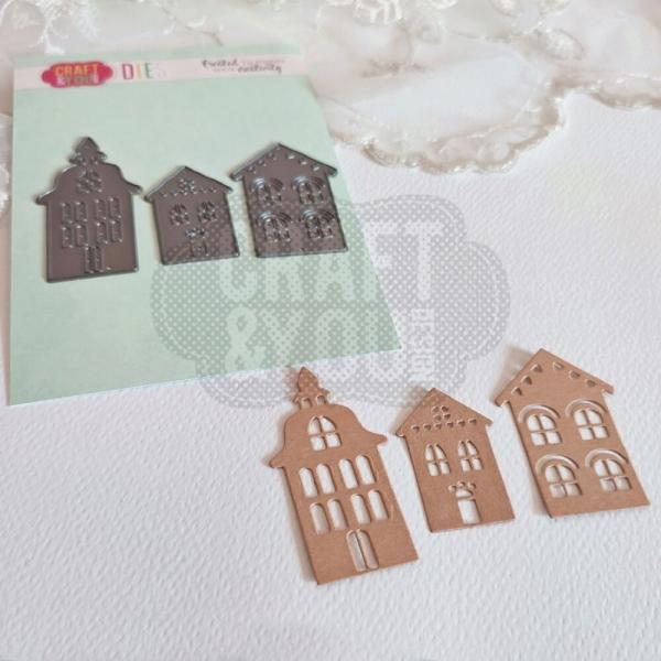 Craft & You Design - Stanzschablone "Houses" Dies