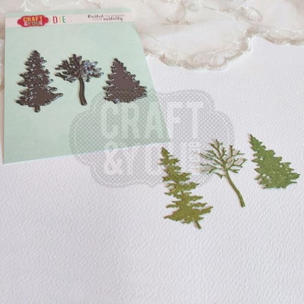 Craft & You Design - Stanzschablone "Trees" Dies