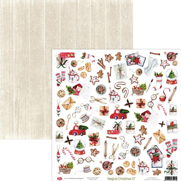 Craft & You Design - Designpapier "Magical Christmas" Paper Pad 12x12 Inch - 4 Bogen