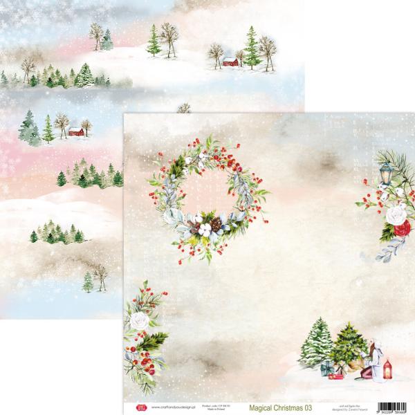 Craft & You Design - Designpapier "Magical Christmas" Paper Pad 12x12 Inch - 6 Bogen