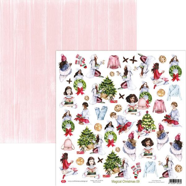 Craft & You Design - Designpapier "Magical Christmas" Paper Pad 6x6 Inch - 8 Bogen