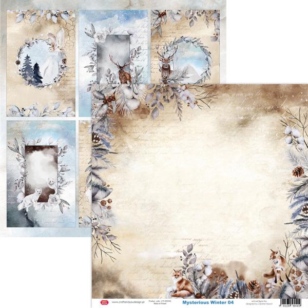 Craft & You Design - Designpapier "Mysterious Winter" Paper Pad 12x12 Inch - 12 Bogen