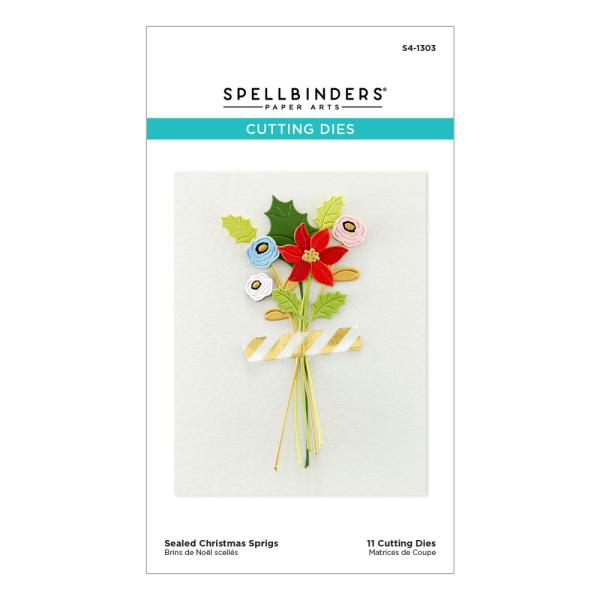 Spellbinders - Stanzschablone "Sealed Christmas Sprigs" Dies