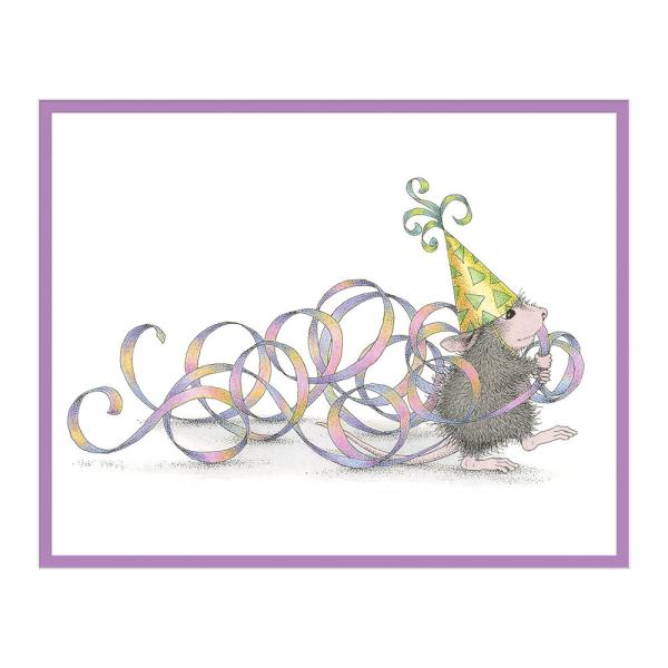 Spellbinders - Gummistempel Set "Party Streamers" Cling Stamp