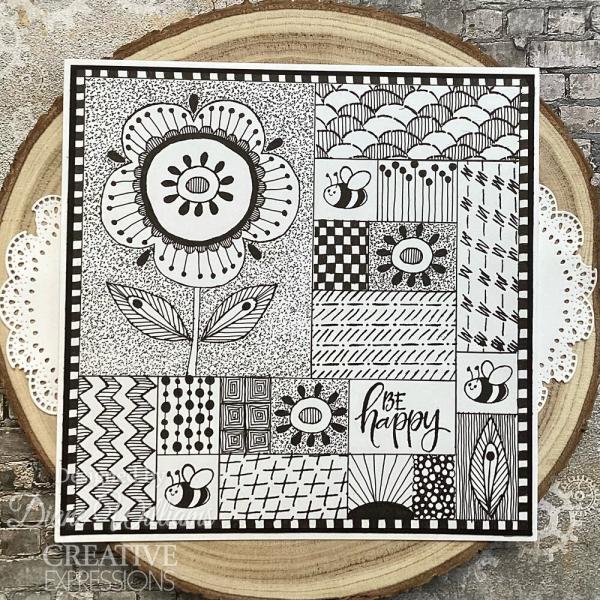 Woodware - Stempelset "Doodle Stitches" Clear Stamps Design by Jane Gill