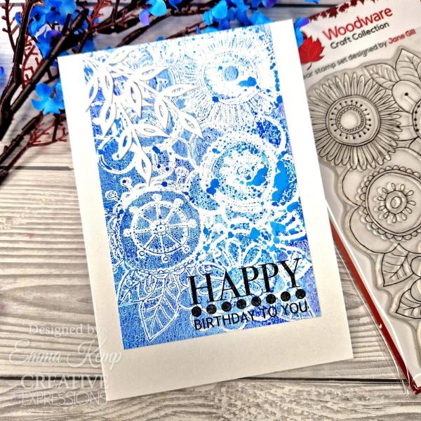 Woodware - Stempel "All Bunched Up" Clear Stamps Design by Jane Gill