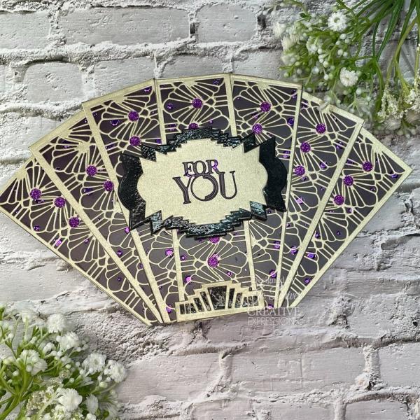 Creative Expressions - Stanzschablone "Fan Border" Craft Dies Design by Sue Wilson