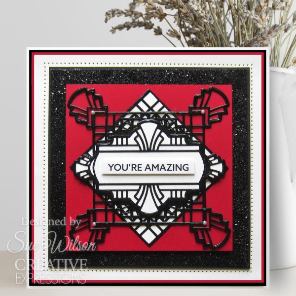 Creative Expressions - Stanzschablone "Ornate Tile" Craft Dies Design by Sue Wilson