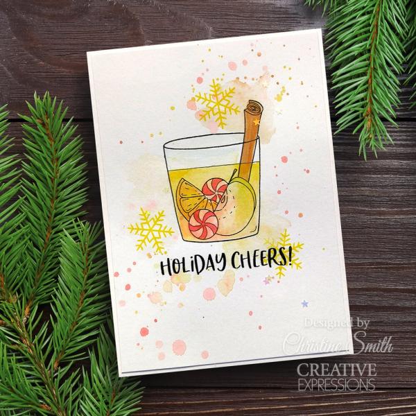 Creative Expressions - Stempelset "Holiday Cheers" Clear Stamps 6x8 Inch Design by Janes´s Doodles