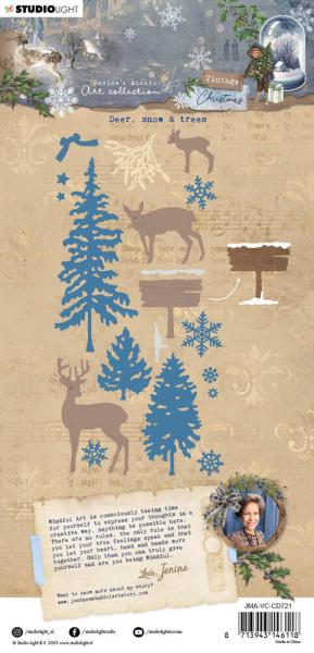 Studio Light - Stanzschablone "Deer, Snow & Trees" Dies