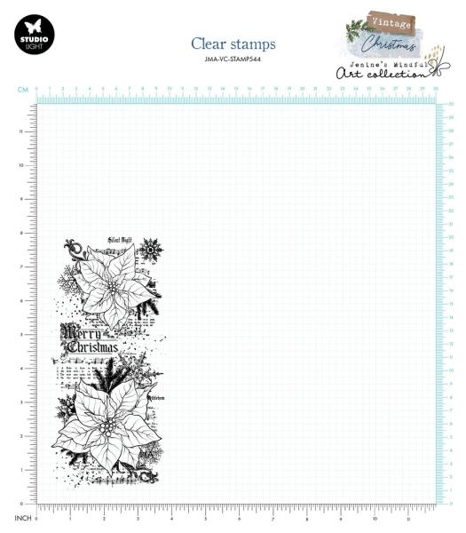 Studio Light - Stempel "Poinsettia Songs" Clear Stamps