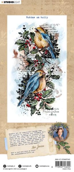 Studio Light - Stempel "Robins on Holly" Clear Stamps