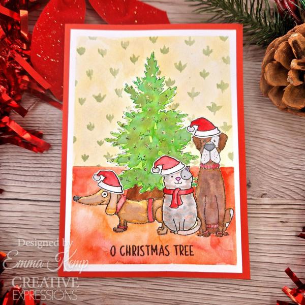 Creative Expressions - Stempelset "O Christmas Tree" Clear Stamps 6x8 Inch Design by Jane's Doodles