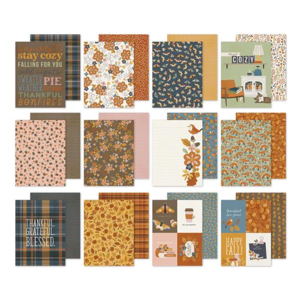 Simple Stories - Designpapier "Acorn Lane" Paper Pack 6x8 Inch - 24 Bogen