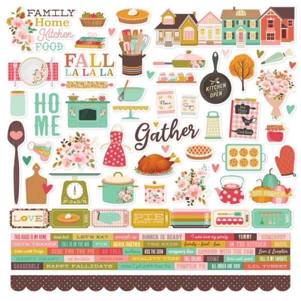 Simple Stories - Collections Kit "What's Cookin' ?" 12 Bogen Designpapier