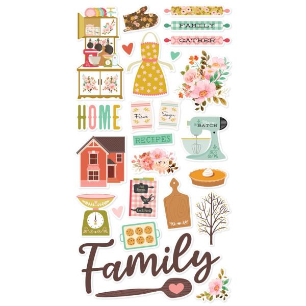 Simple Stories - Collectors Essential Kit " What's Cookin' ?" 12 Bogen Designpapier