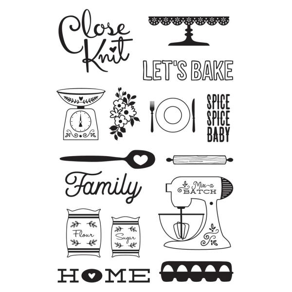 Simple Stories - Stempelset "What's Cookin' ?" Clear Stamps 