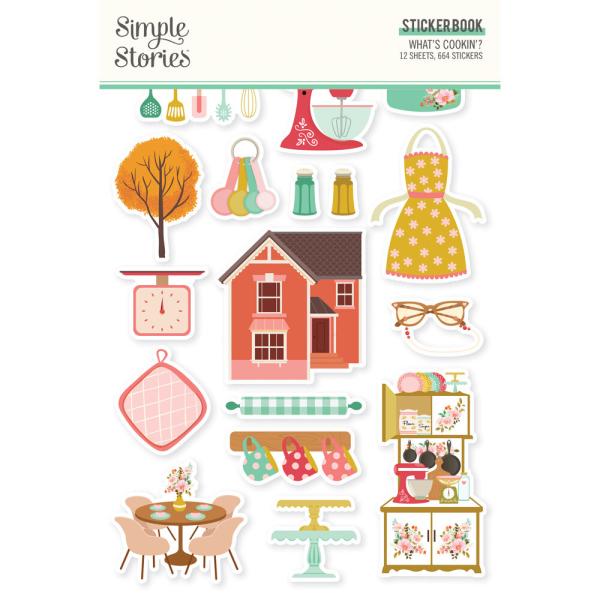 Simple Stories - Aufkleber "What's Cookin' ?" Sticker Book