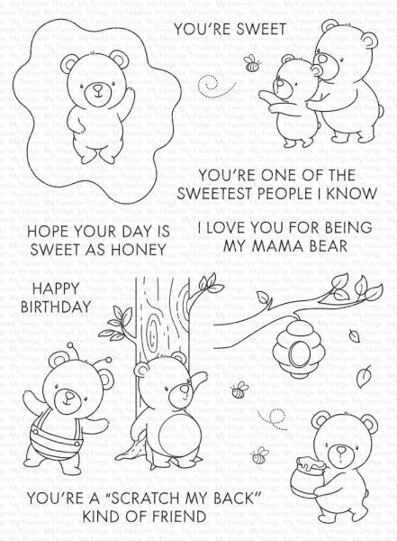 My Favorite Things - Stempel "Sweet Honey Bear" Clear Stamps