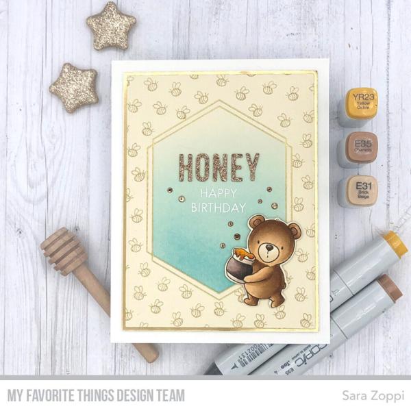 My Favorite Things - Stanzschablone "Sweet Honey Bear" Die-namics