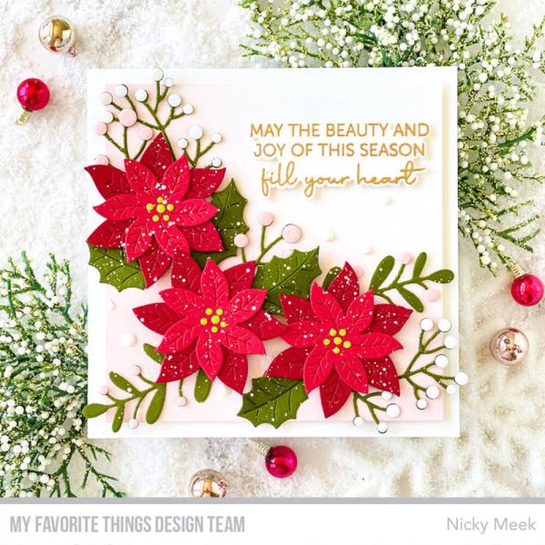 My Favorite Things - Stanzschablone "Winter Poinsettias" Die-namics