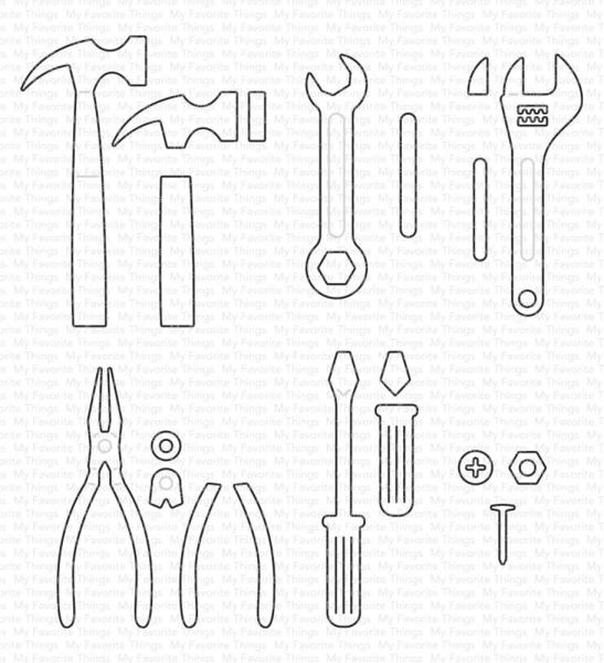 My Favorite Things - Stanzschablone "In the Toolbox Set 2" Die-namics