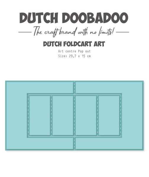 Dutch Doobadoo - Schablone A4 "Art Centre Pop Out" Stencil - Dutch Card Art