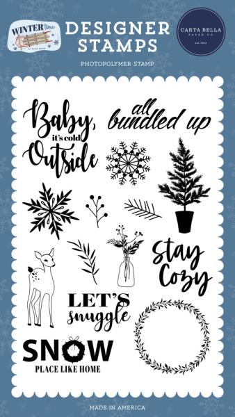 Carta Bella - Stempelset "Let's Snuggle" Clear Stamps