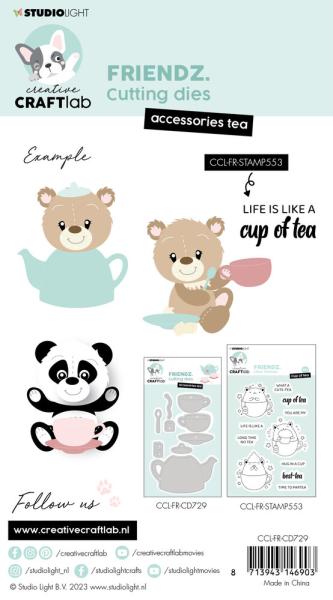 Creative Craft Lab - Studio Light - Stanzschablone "Accessoires Tea " Dies