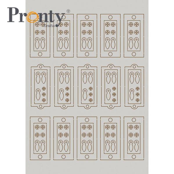 Pronty Crafts "Frames and Turn Buttons" Chipboard