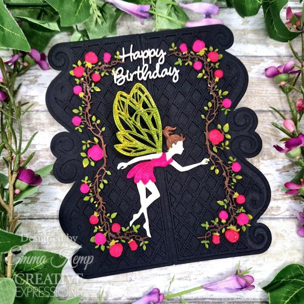 Creative Expressions - Stanzschablone "Entwined Rose Border" Craft Dies Design by Jamie Rodgers