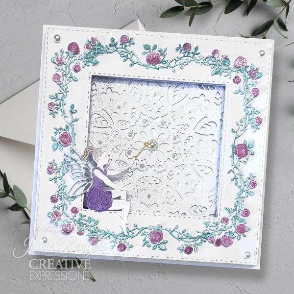 Creative Expressions - Stanzschablone "Entwined Rose Border" Craft Dies Design by Jamie Rodgers