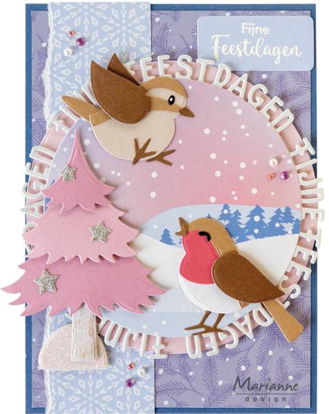 Marianne Design - Designpapier "Winter Dreams" Paper Pad A4 - 16 Bogen 