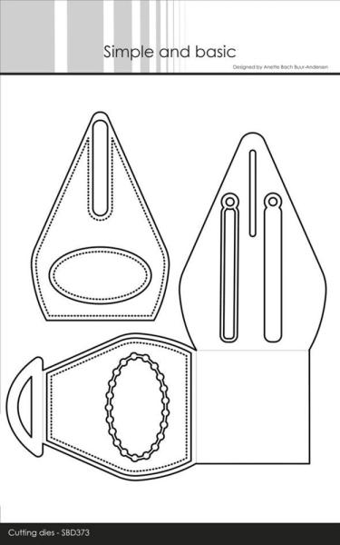 Simple and Basic - Stanzschablone 14,1x15,3 cm "Giftbox w/Handle" Dies