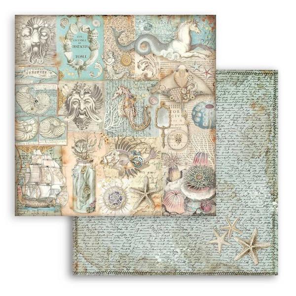 Stamperia - Designpapier "Texture" Paper Sheets 12x12 Inch - 10 Bogen