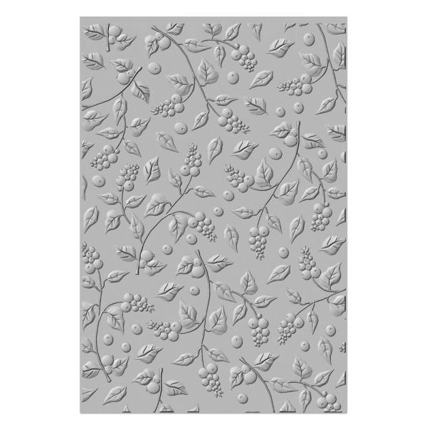 Sizzix - 3D Prägefolder "Snowbeery" Embossing Folder Design by Kath Breen