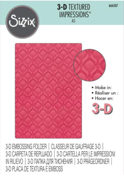 Sizzix - 3D Prägefolder "Ornante Repeat" Embossing Folder