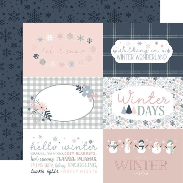 Echo Park - Designpapier "Winterland" Paper Pack 6x6 Inch - 24 Bogen