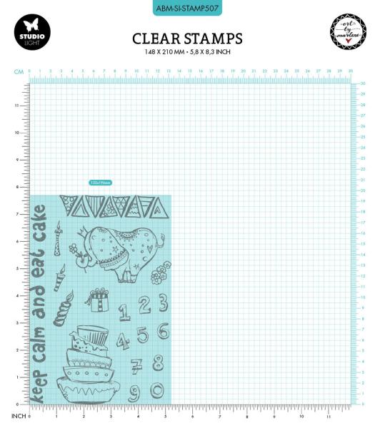 Art By Marlene - Stempelset "Party Elephant" Signature Collection Clear Stamps