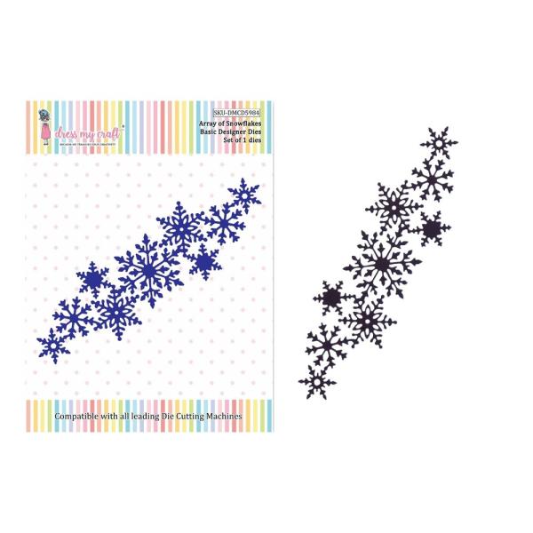 Dress My Craft - Stanzschablone "Array Of Snowflakes" Dies