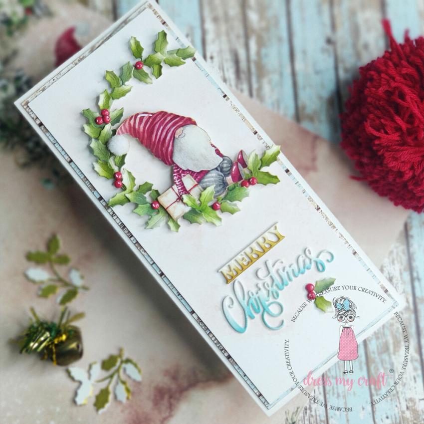 Dress My Craft - Collection Kit "Holly Jolly Christmas" Paper Pack