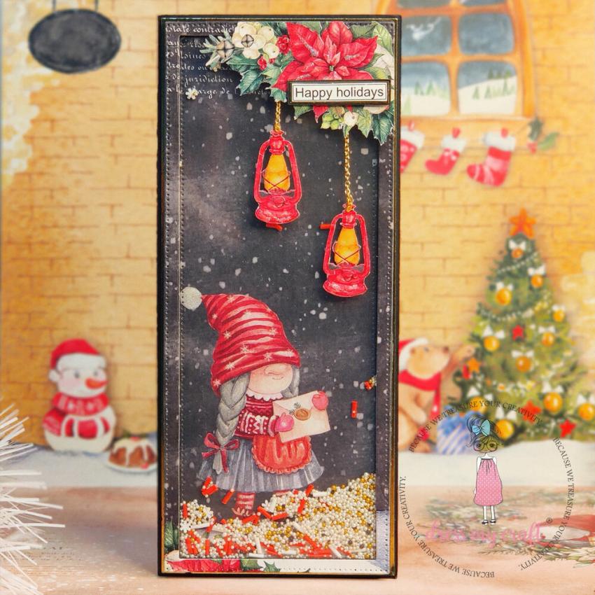 Dress My Craft - Collection Kit "Holly Jolly Christmas" Paper Pack