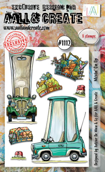 AALL and Create - Stempelset A6 "Movin' On Up" Clear Stamps