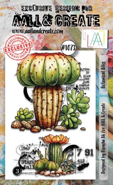 AALL and Create - Stempelset A6 "Botanical Bliss" Clear Stamps